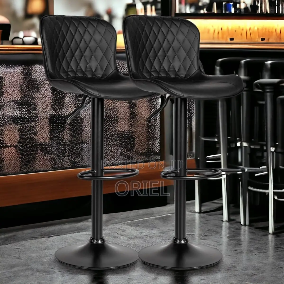 Luxury Barstool : Modern Luxury Barstool With Footrest