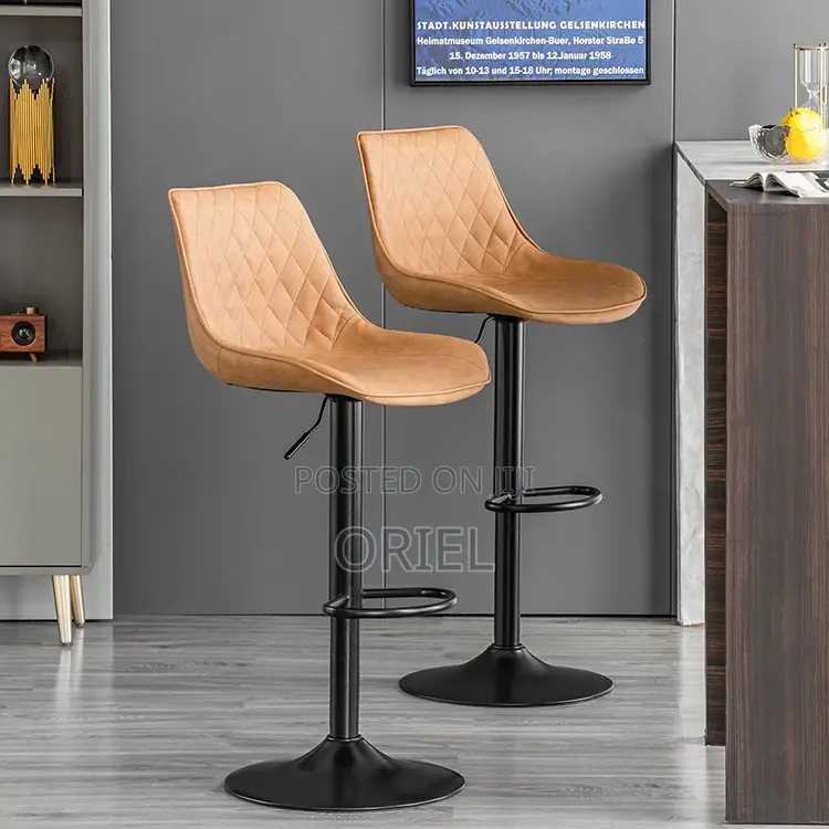 Luxury Barstool : Modern Luxury Barstool With Footrest