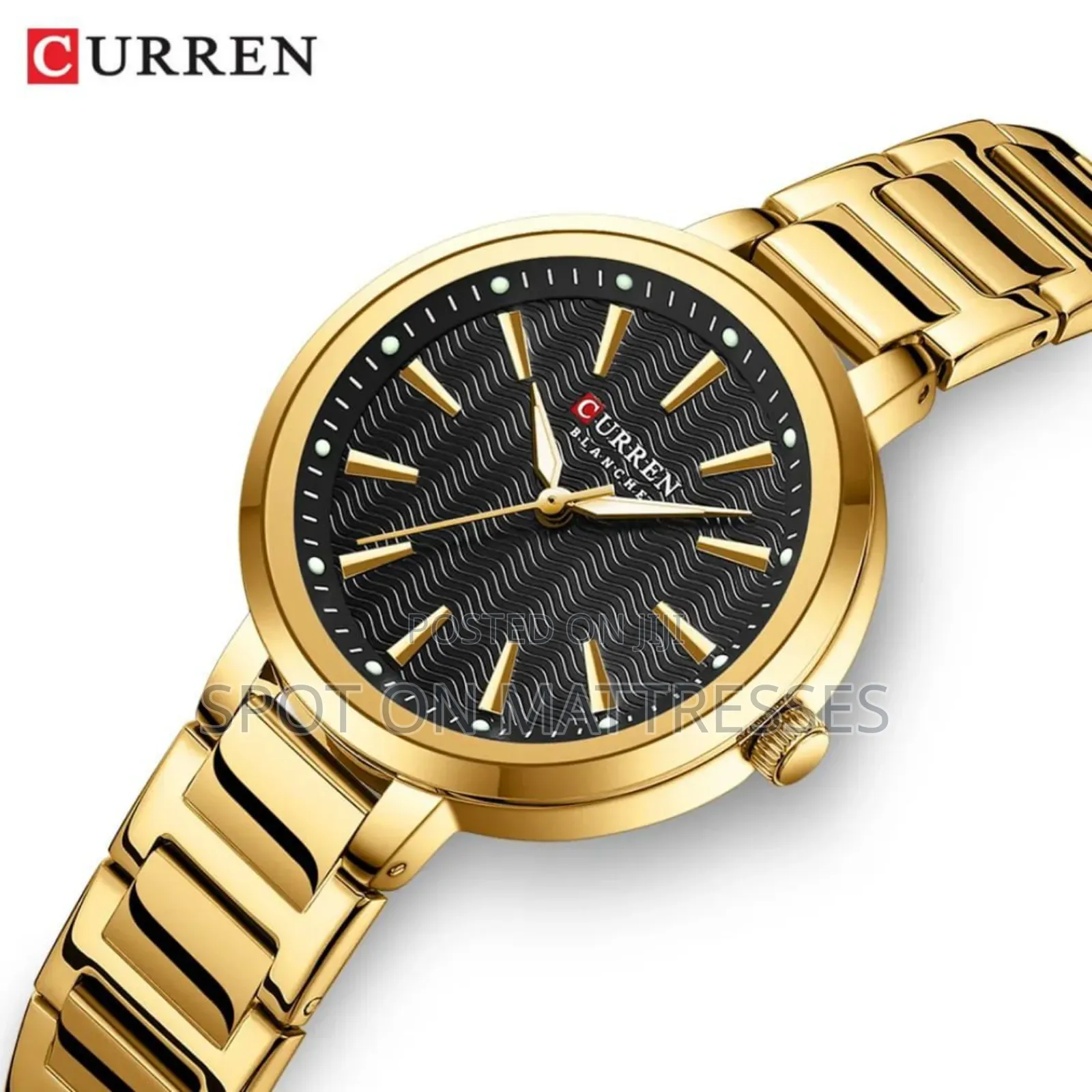 Golden Curren Watch For Ladies. Stainless Steel. Free Delivery!