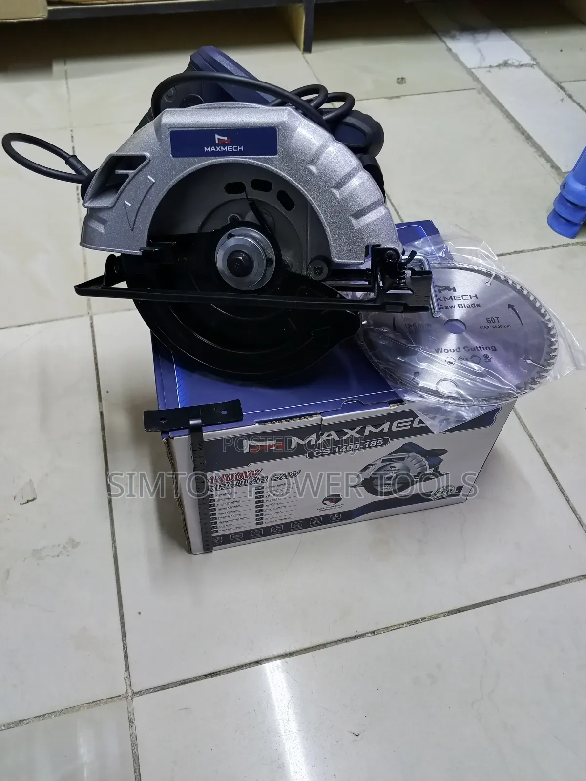 1400w Electric Maxmech Circular Saw