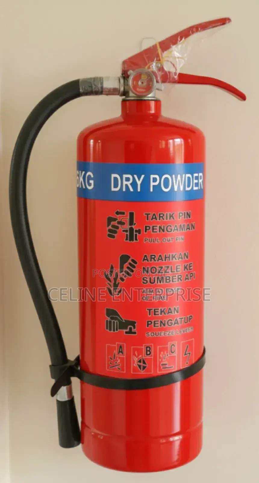 Dry Chemical Powder (Dcp) Extinguishers 6kg