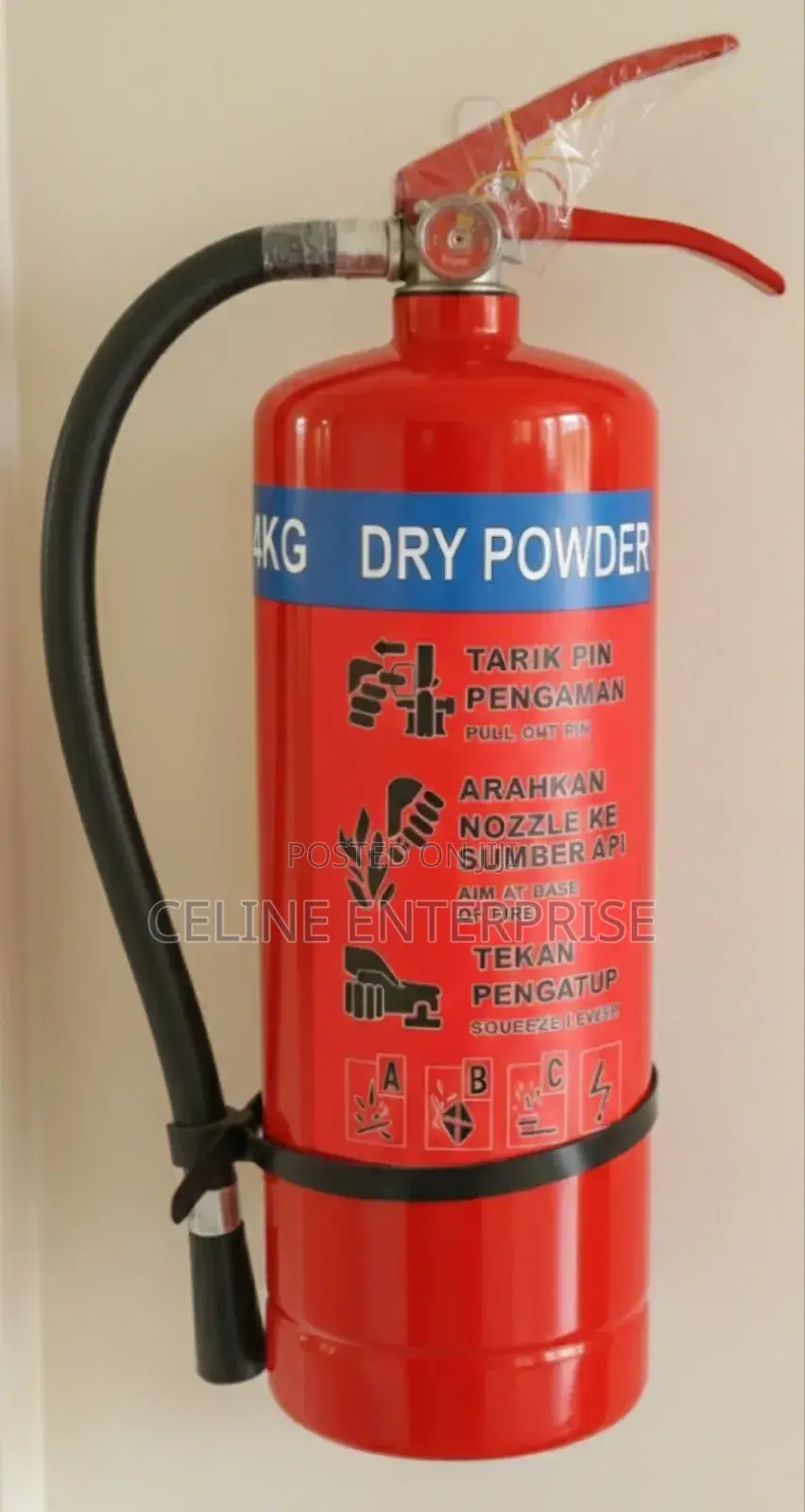 Dry Chemical Powder (Dcp) Extinguishers 4kg