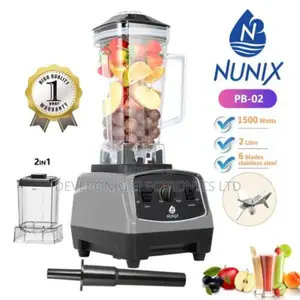 Nunix Commercial Blender 
2litres Jug Capacity
 800ml Jar

