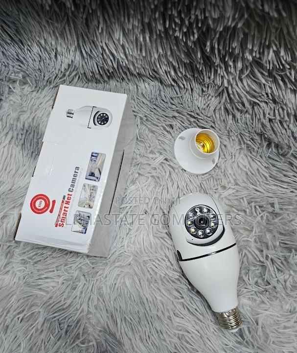 Bulb PTZ Camera Indoor Wireless CCTV With Hd Video and Night Vision