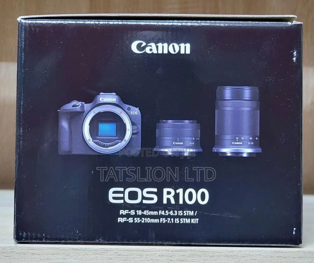 Canon Eos R100 Mirrorless Camera With 18-45mm Lens