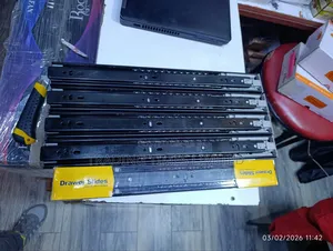 12 Inch Push to Open Drawer Rails /Slides