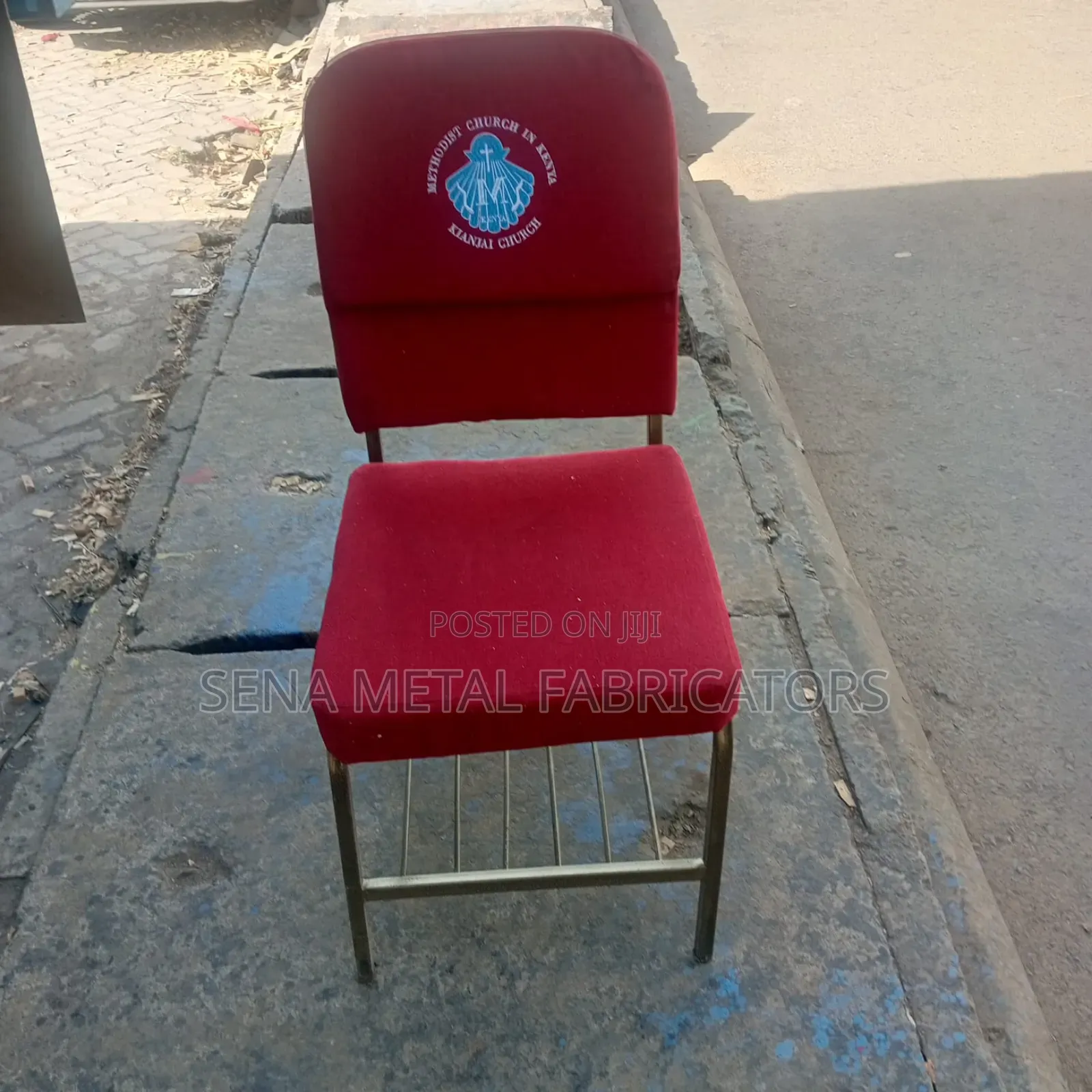 Branding Your Church Chairs, Custom Powder Coating With Logo
