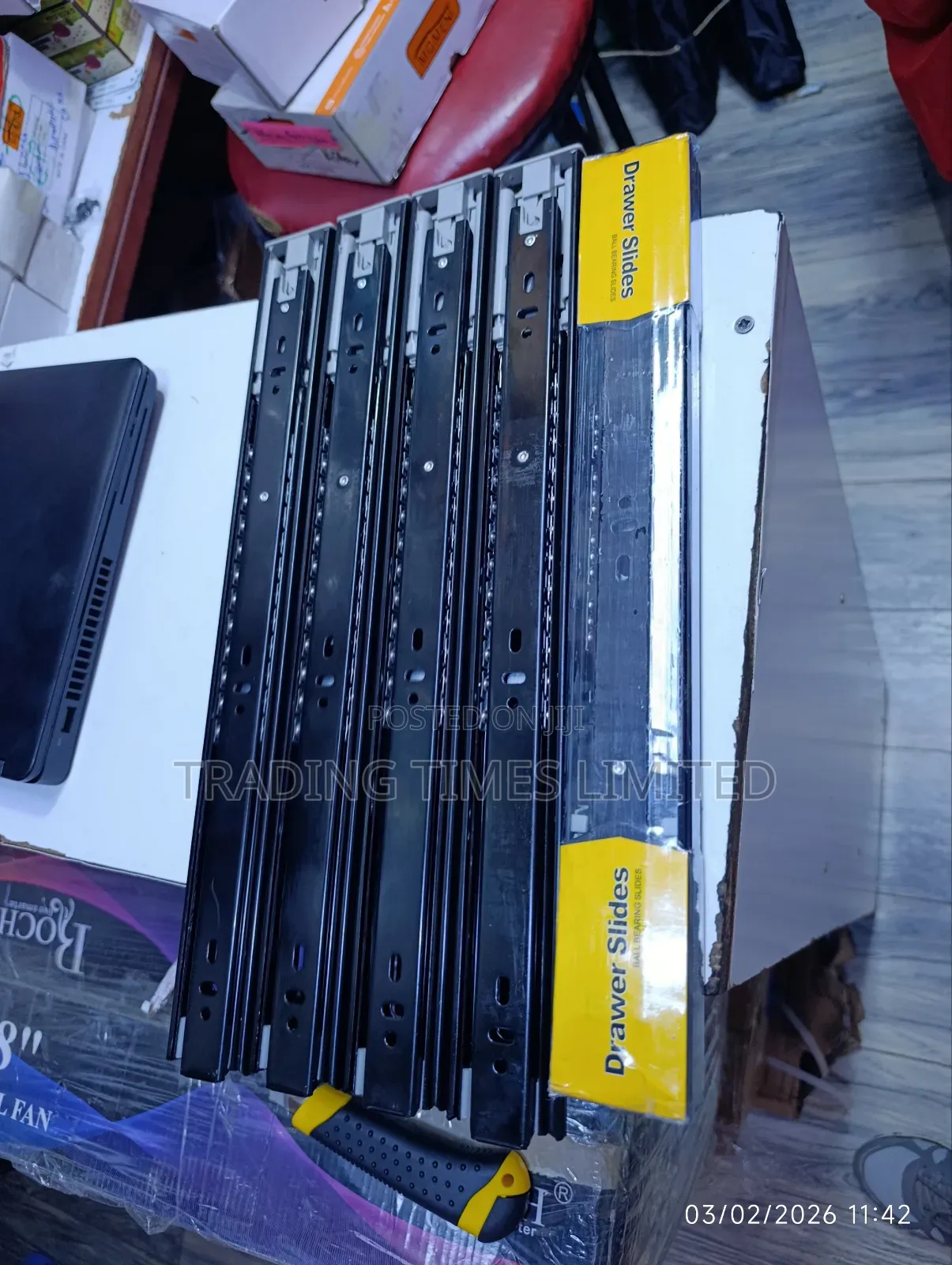14 Inches Push to Open Drawer Slides/ Rails (Pair)