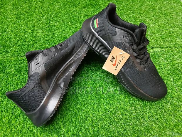 Kenya Nike Coal Black Gym Shoes - main view