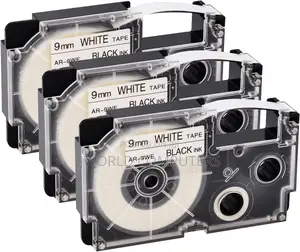 Casio 9mm*8m Black on White Byz-9we Casio Cartridge