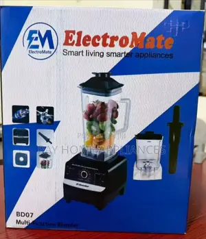 2 in 1 Electromate Commercial Blender Silvercrest Model 1year Warrant