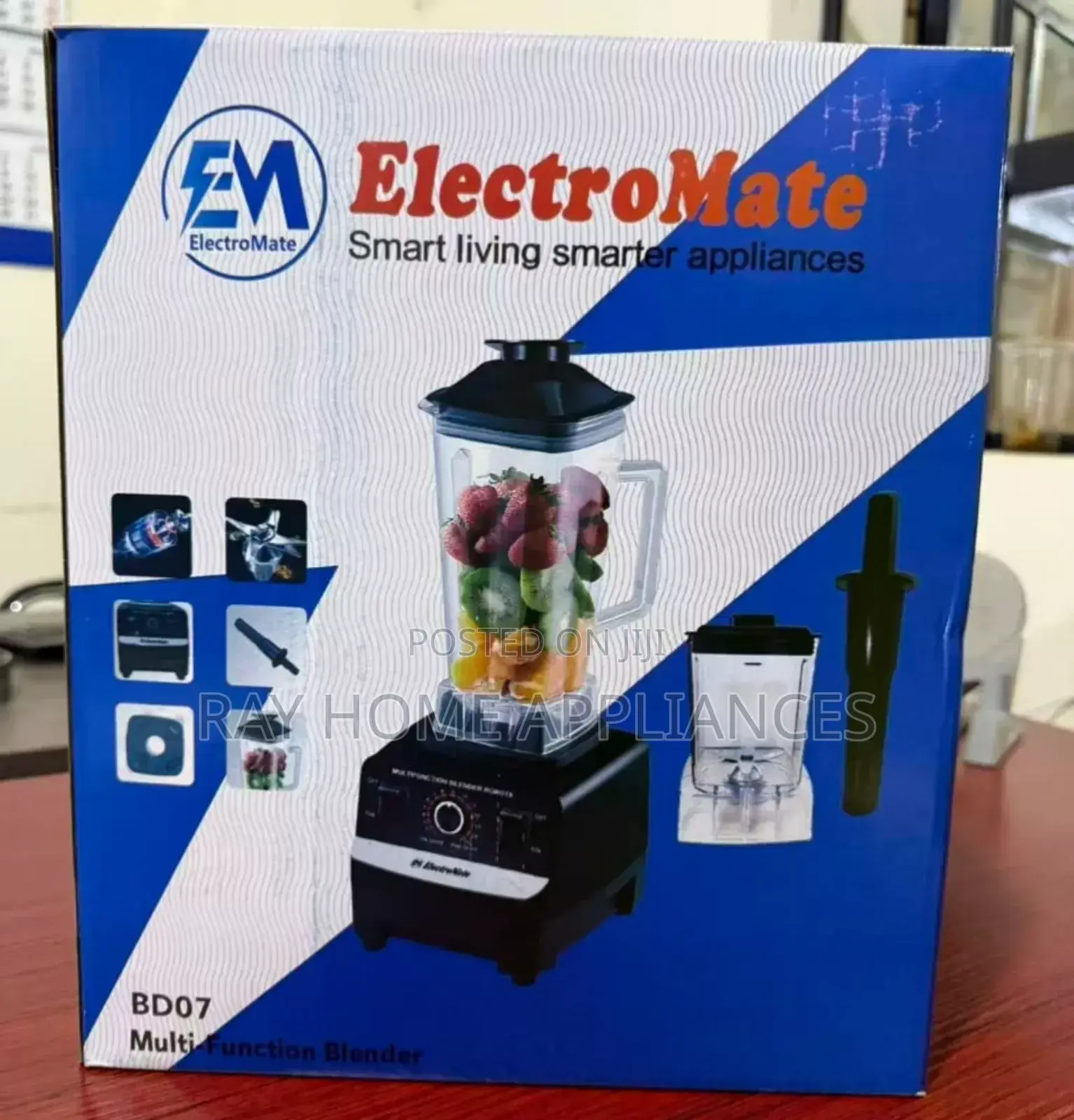 Electromate Commercial Blender Silvercrest Model With 1 Year Warrant