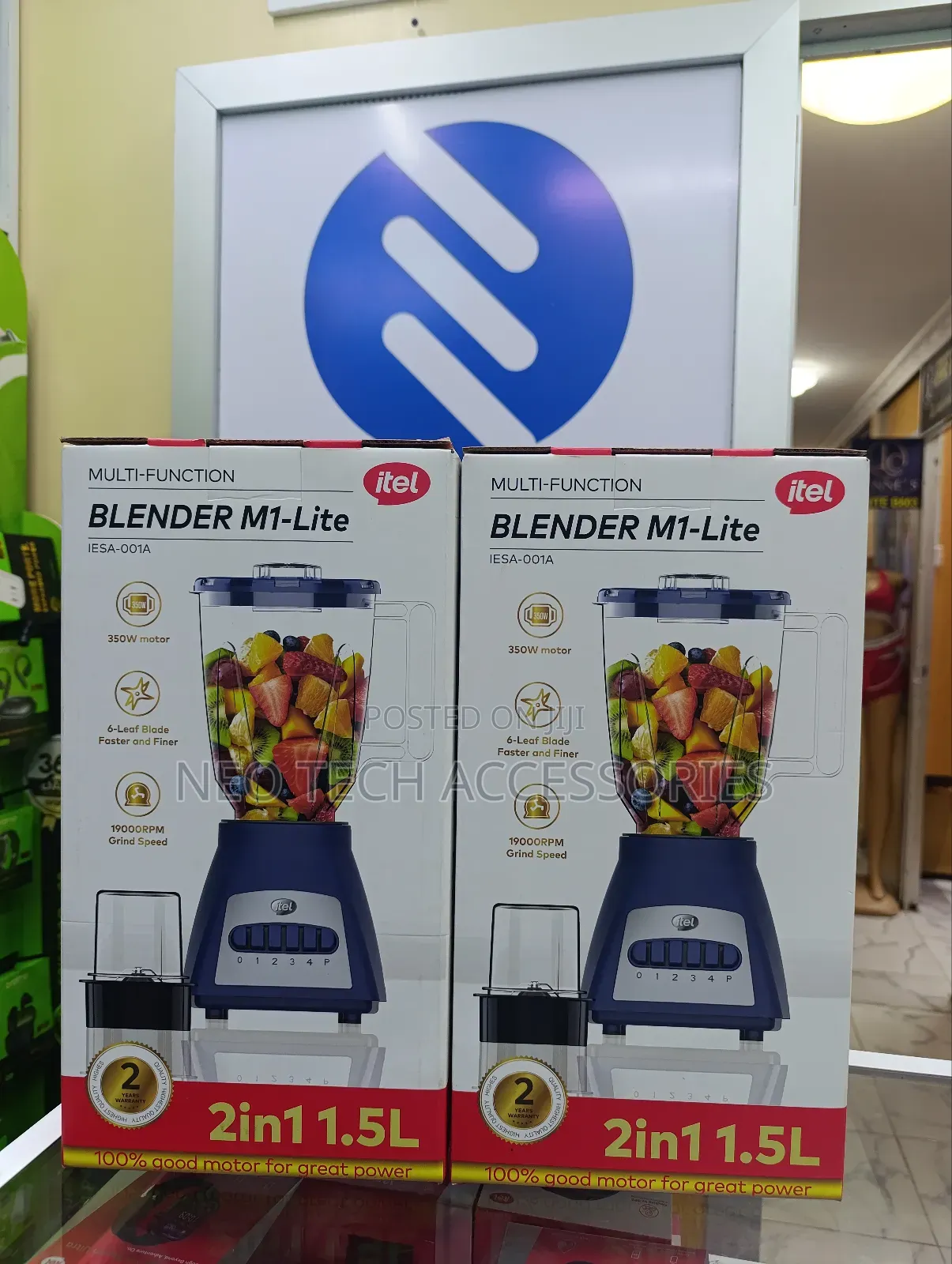 Itel 2in1 Blender M1-Lite (Iesa-Oo1a) 1.5l