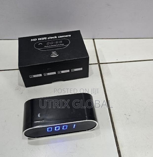 Discreet Home Surveillance Digital Clock (Wifi Enabled) Table Clock