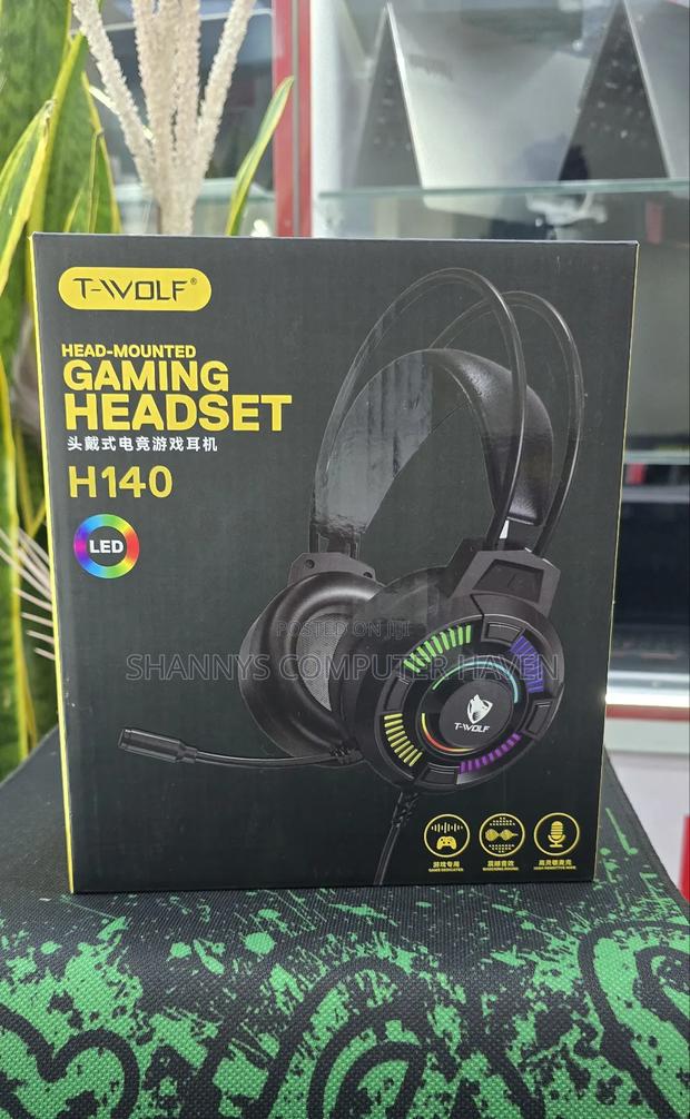 H140 Led Head Mounted Gaming Headset – Immersive Sound Comfort
