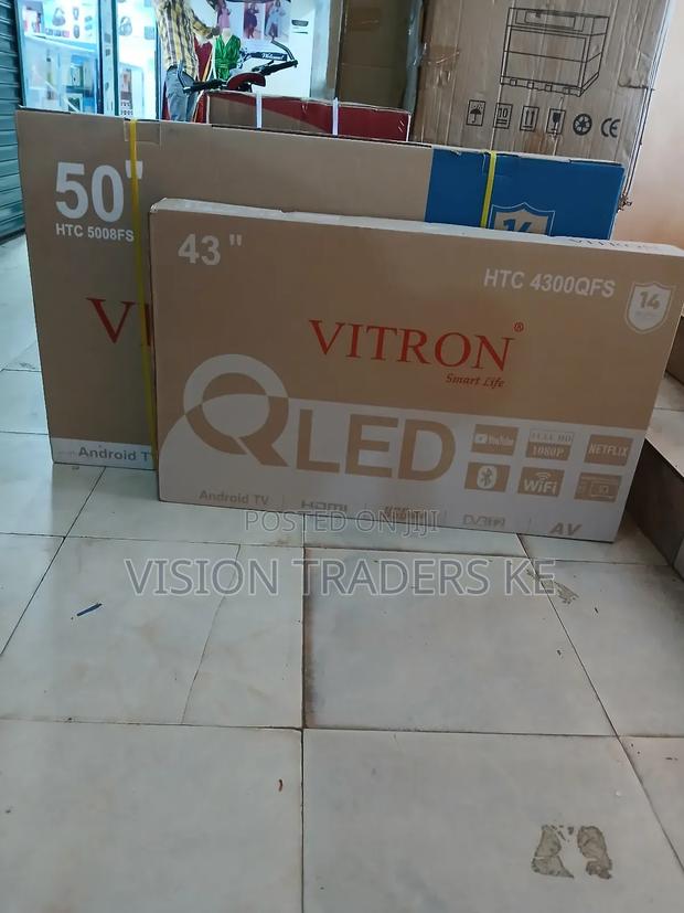 Vitron 43" Inches Smart Android Qled Frameless FHD Tv With Bluetooth - thumbnail 2