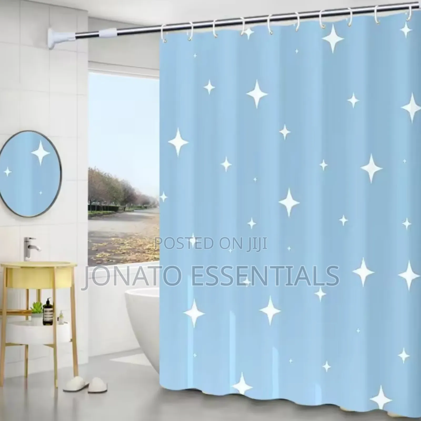 Shower Curtains Waterproof Anti-Mould Bathroom Decor