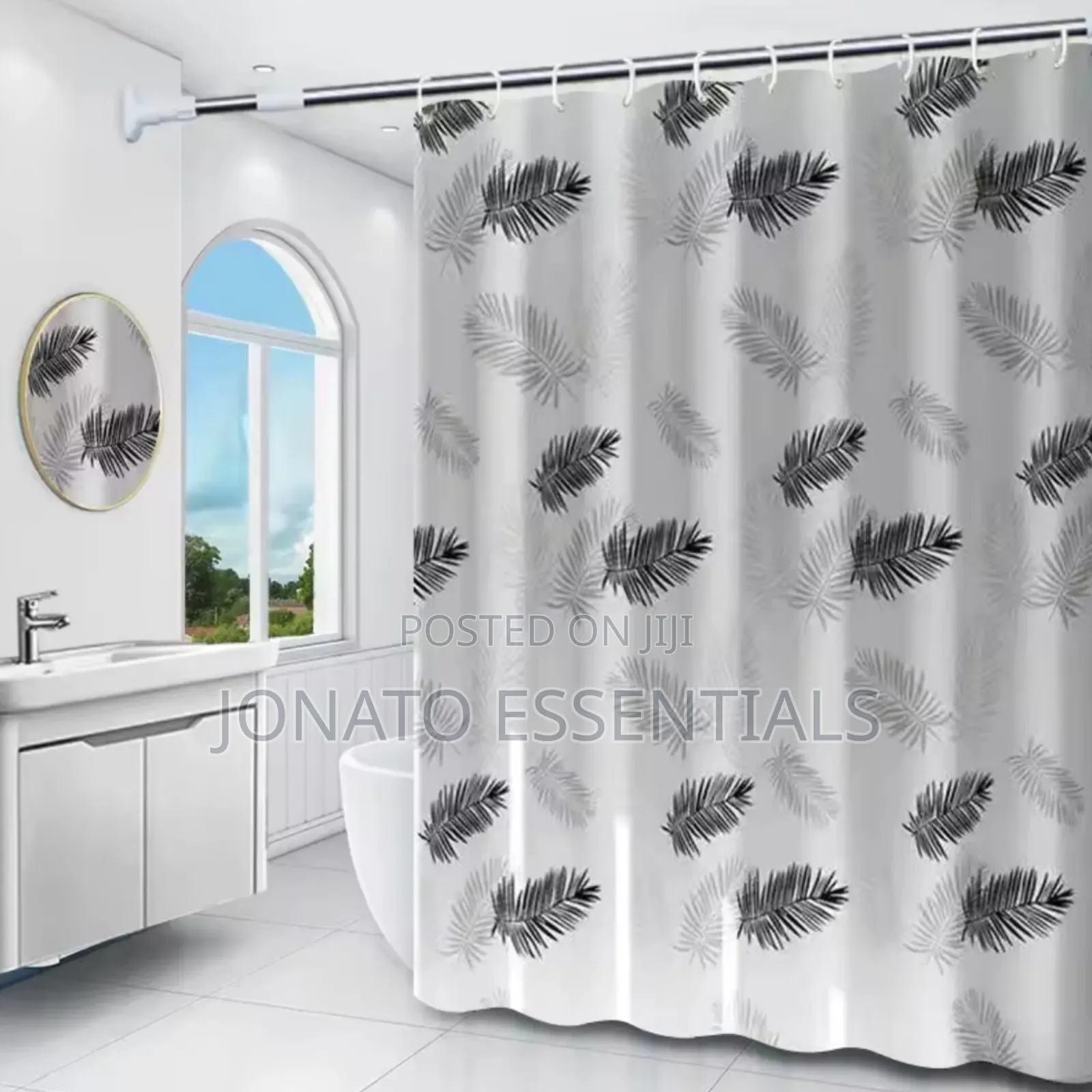 Shower Curtains Waterproof Anti-Mould Bathroom Decor