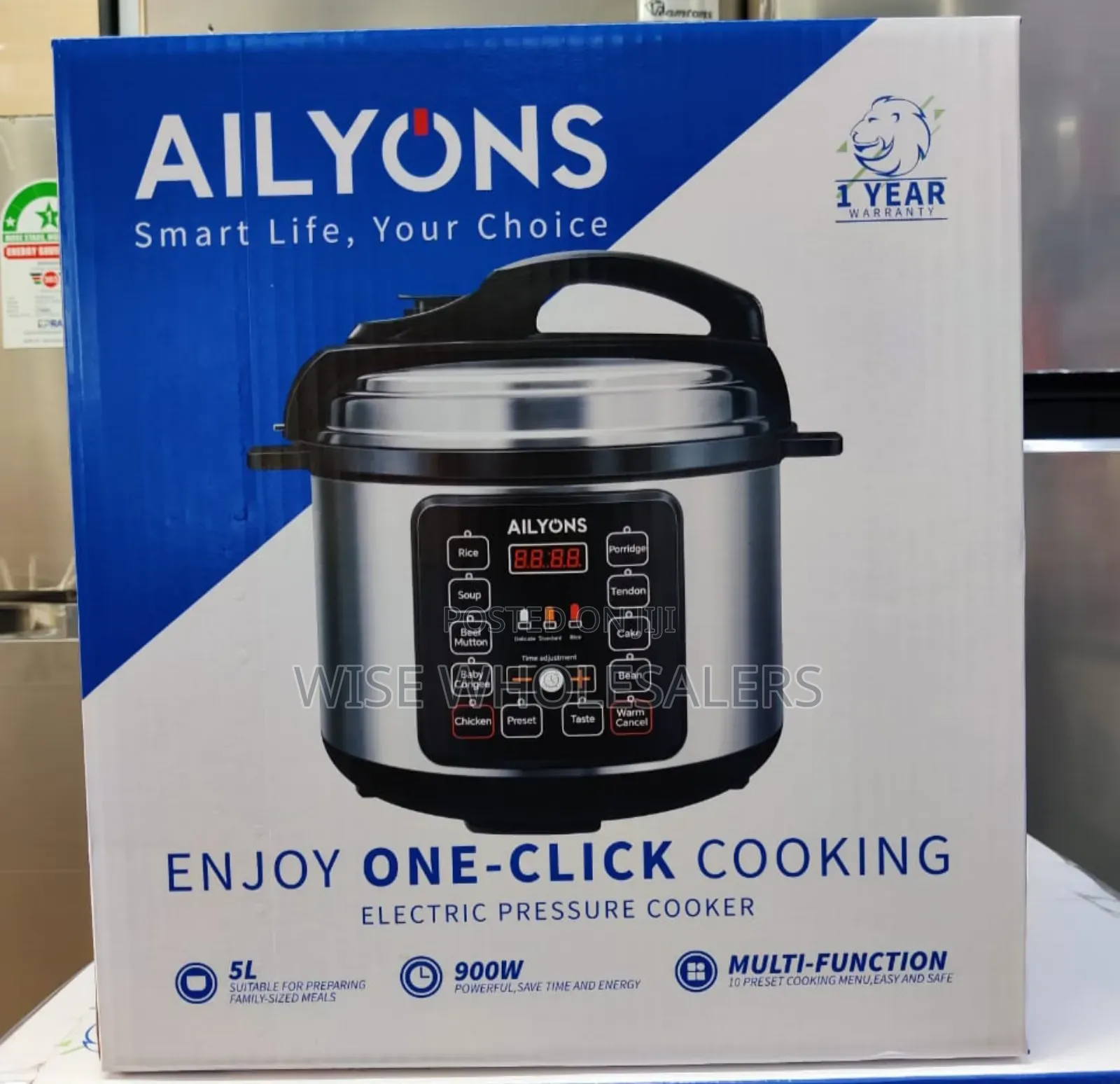 Ailyons Electric Pressure Cooker" 