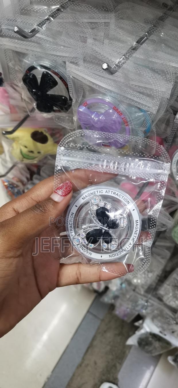 Butterfly Cell Phone Ring Grip Holder, Rotation Phone Ring Grip - thumbnail 2