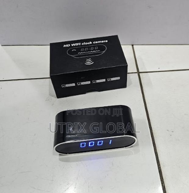 Functional Digital Clock With Covert Video Capture