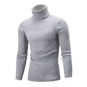 Turtleneck Sweater Color Pullover Machine Washable Knit Pull Neck