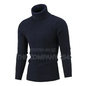 Turtleneck Sweater Color Pullover Machine Washable Knit Pull Neck