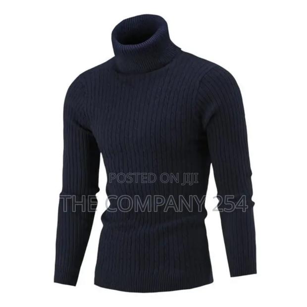Turtleneck Sweater Color Pullover Machine Washable Knit Pull Neck - thumbnail 5