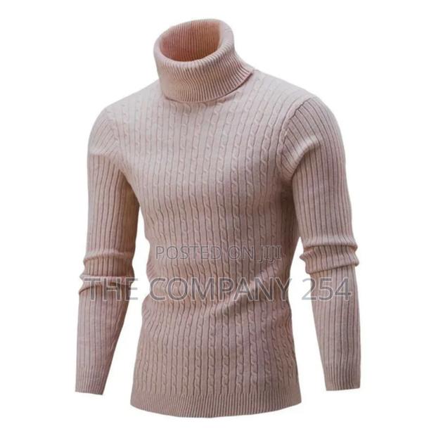 Turtleneck Sweater Color Pullover Machine Washable Knit Pull Neck - thumbnail 6