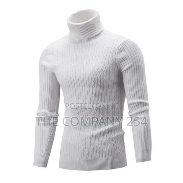 Turtleneck Sweater Color Pullover Machine Washable Knit Pull Neck - thumbnail 7