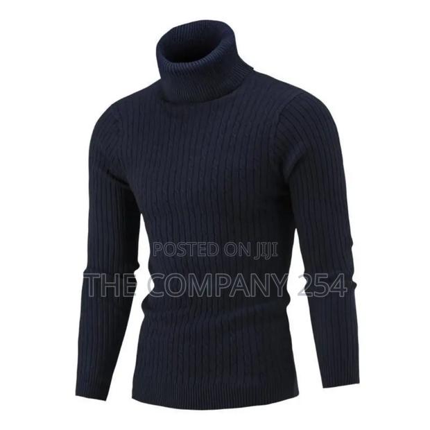 Turtleneck Sweater Color Pullover Machine Washable Knit Pull Neck - thumbnail 8
