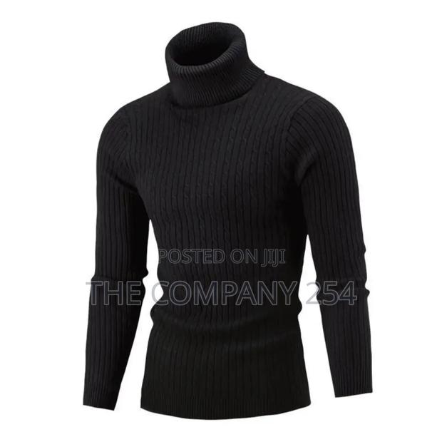 Turtleneck Sweater Color Pullover Machine Washable Knit Pull Neck - thumbnail 9