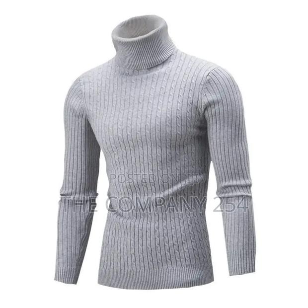 Turtleneck Sweater Color Pullover Machine Washable Knit Pull Neck - thumbnail 12