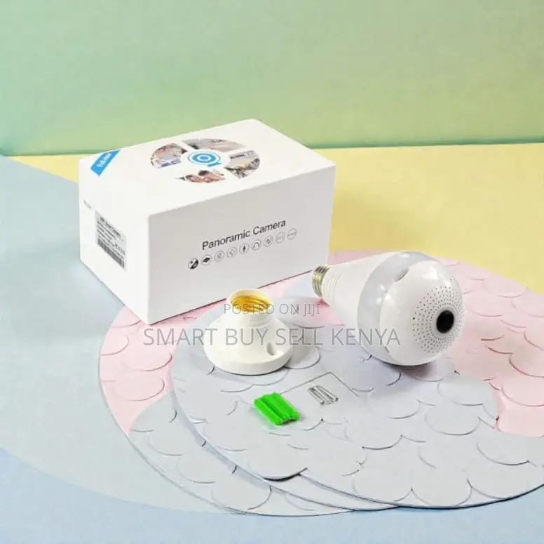 Wifi Bulb Camera 1080p With Colored Night Vision and Alarm Detection
