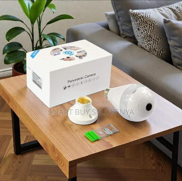 Panoramic Wifi Bulb Camera With Video Playback Support - main view