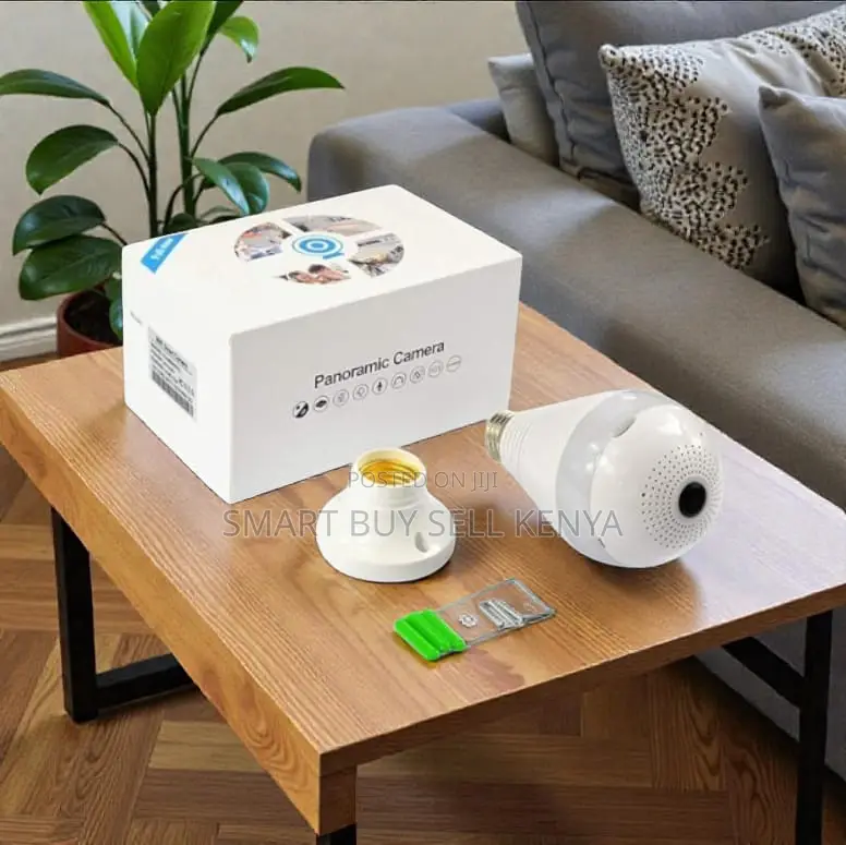Panoramic Wifi Bulb Camera With Video Playback Support