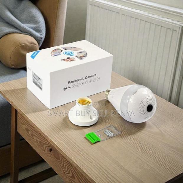 Panoramic Wifi Bulb Camera 1080p Full Hd With Video Playback Support