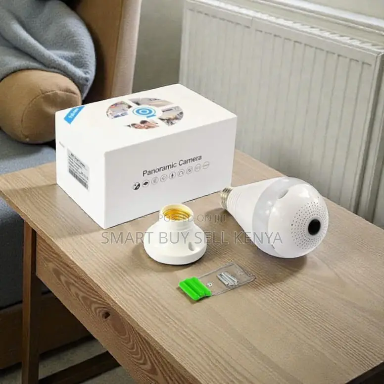 Panoramic Wifi Bulb Camera 1080p Full Hd With Video Playback Support