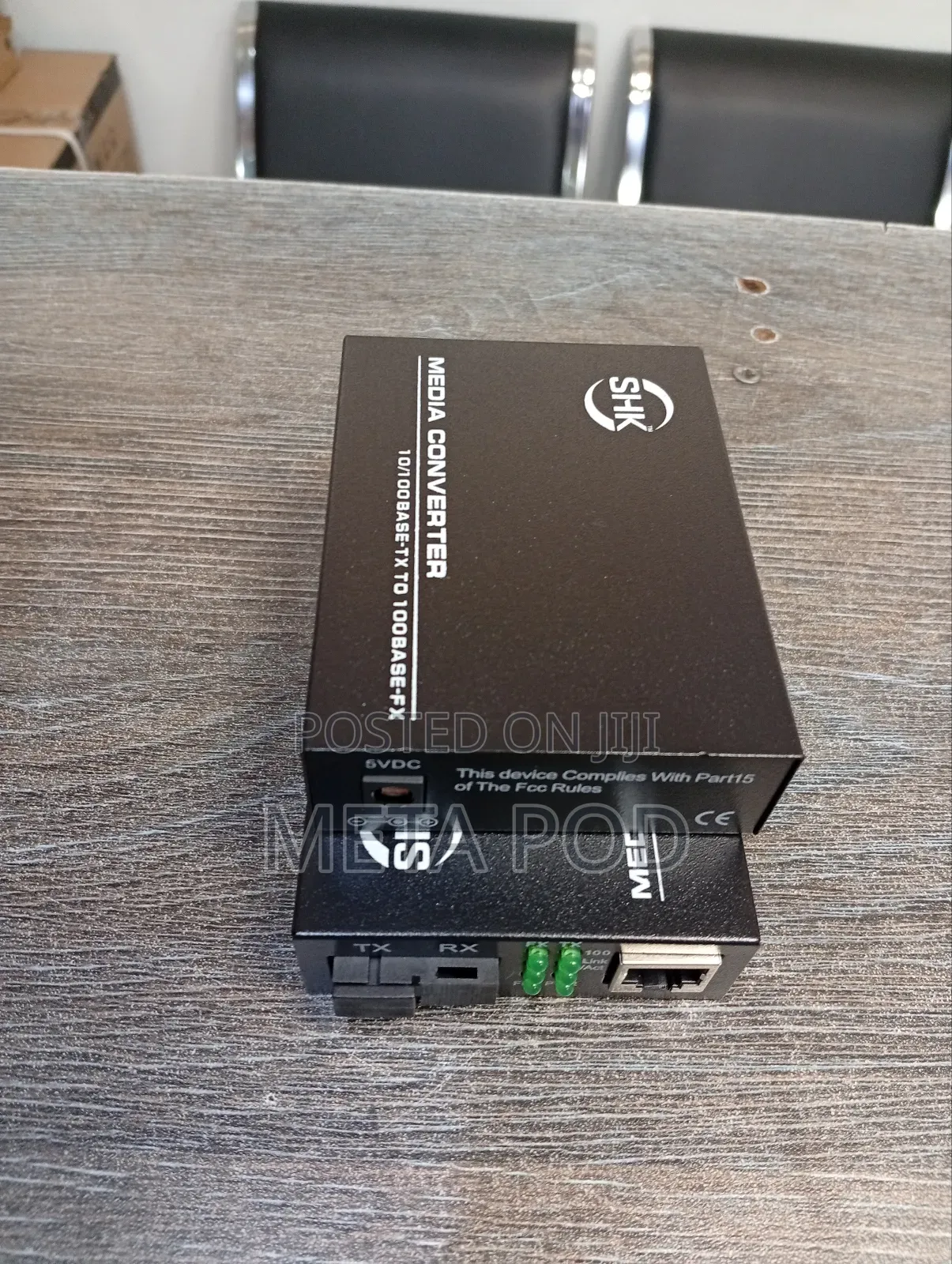 Fiber Media Converter 10/100base-Tx to 100base-Fx