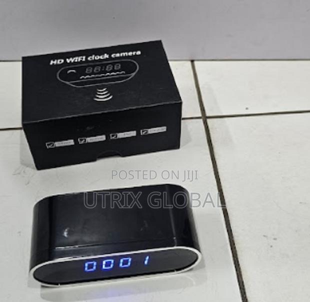 Hd Audio Video Recorder Alarm Table Clock Camera