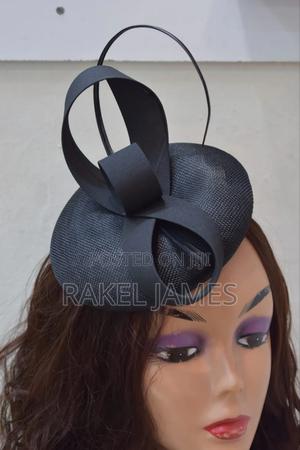 Classy Black Fascinator - thumbnail 2