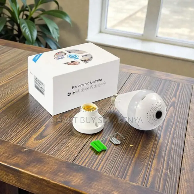 Smart Wifi Bulb Camera 1080p With Instant Push Notifications