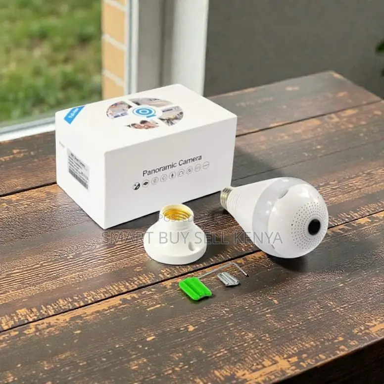 Office Security Bulb Camera 1080p With Real-Time Remote Viewing