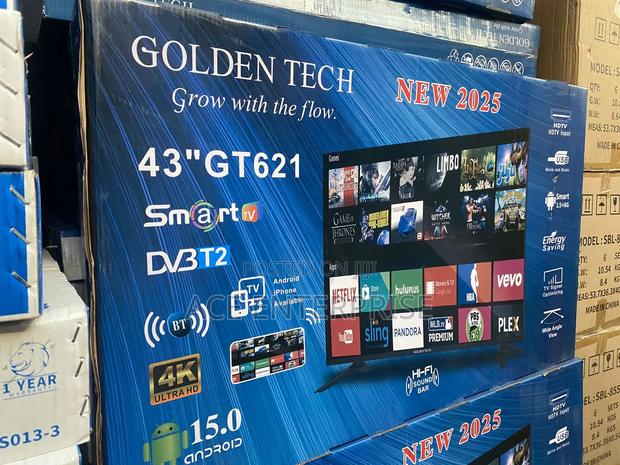Goldentech 43" Smart Android 15 Powered Tv - Frameless - main view