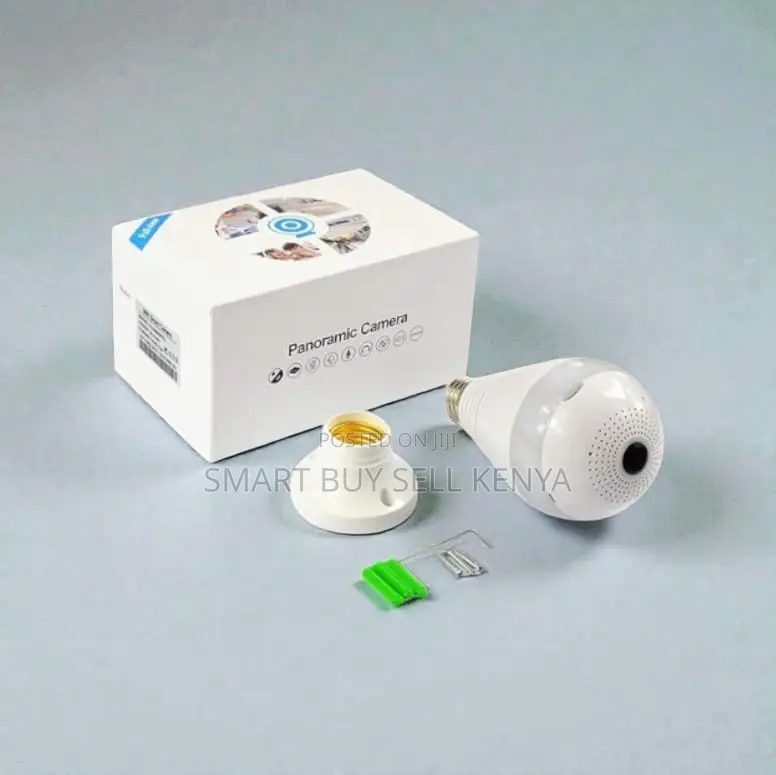 1080p Wifi Security Bulb Camera With High-Definition Video
