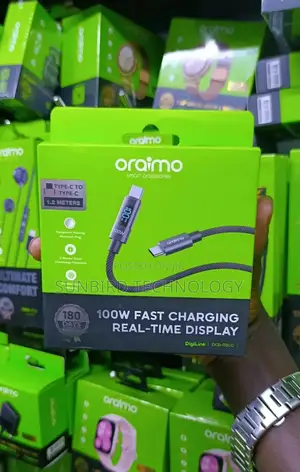 Oraimo 100w Type C to Type C Fast Charging Cable