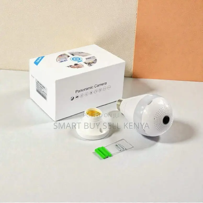 Smart Home Wifi Bulb Camera 1080p Full Hd With Night Vision Activated