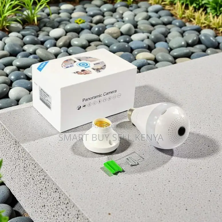 Smart Home Wifi Bulb Camera 1080p Hd With Motion Detection Activated