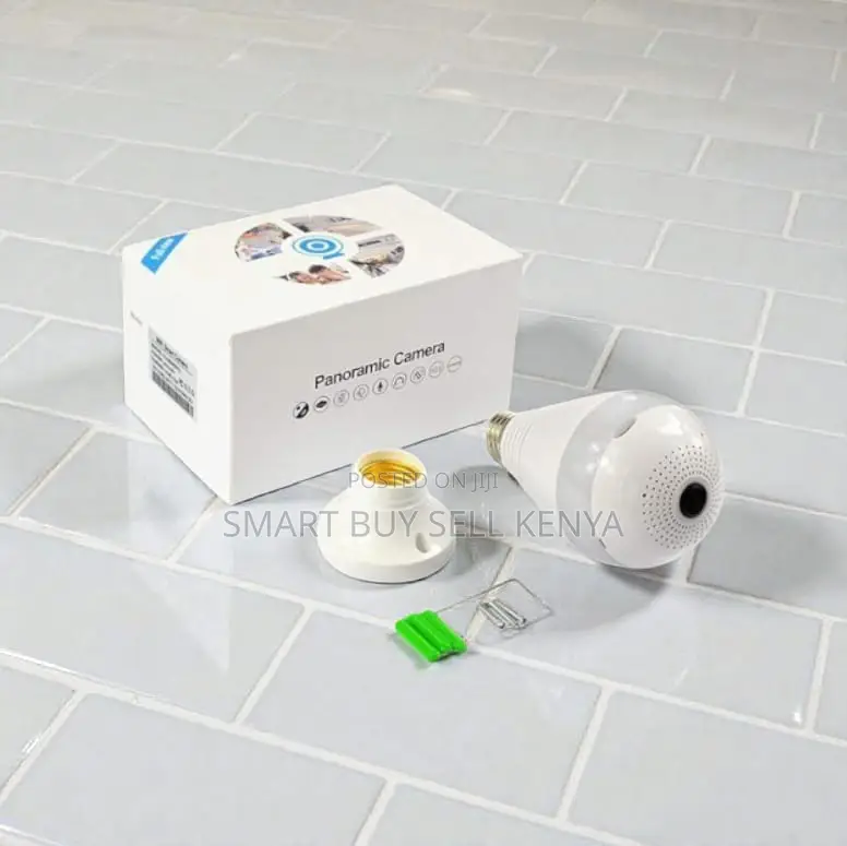 Indoor/Outdoor 1080p Wifi Bulb Camera With Ip66 Waterproof