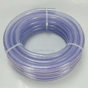 Hose Pipe Braided Clear Water Clear Size: 1" X 25 Mts